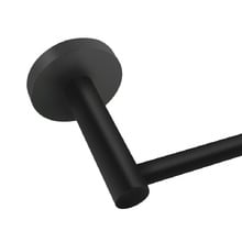 Euro Black Toilet Roll Holder